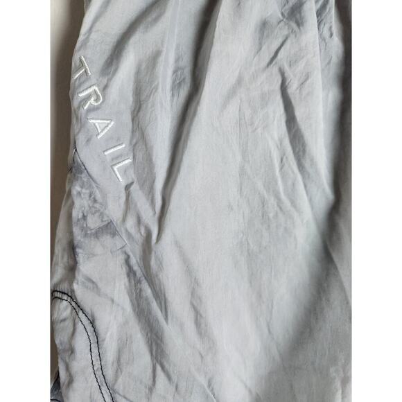 Nike womens trail shorts sz M built-in liner stash pockets marbled gray gorpcore - Picture 2 of 11